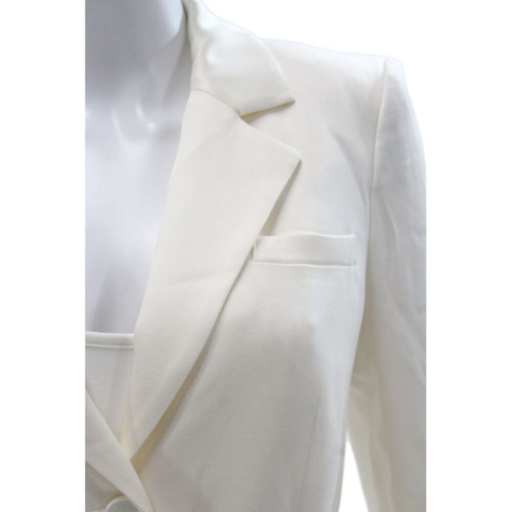 Veronica Beard Women Basic Jacket White Button Long Sleeve Size 2 - Picture 2 of 6